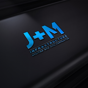Logo Design by Roman Designs for J+M Infrastructure | Design: #28296967