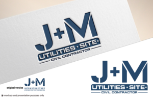 Logo Design by Rubia@ for J+M Infrastructure | Design: #28298824