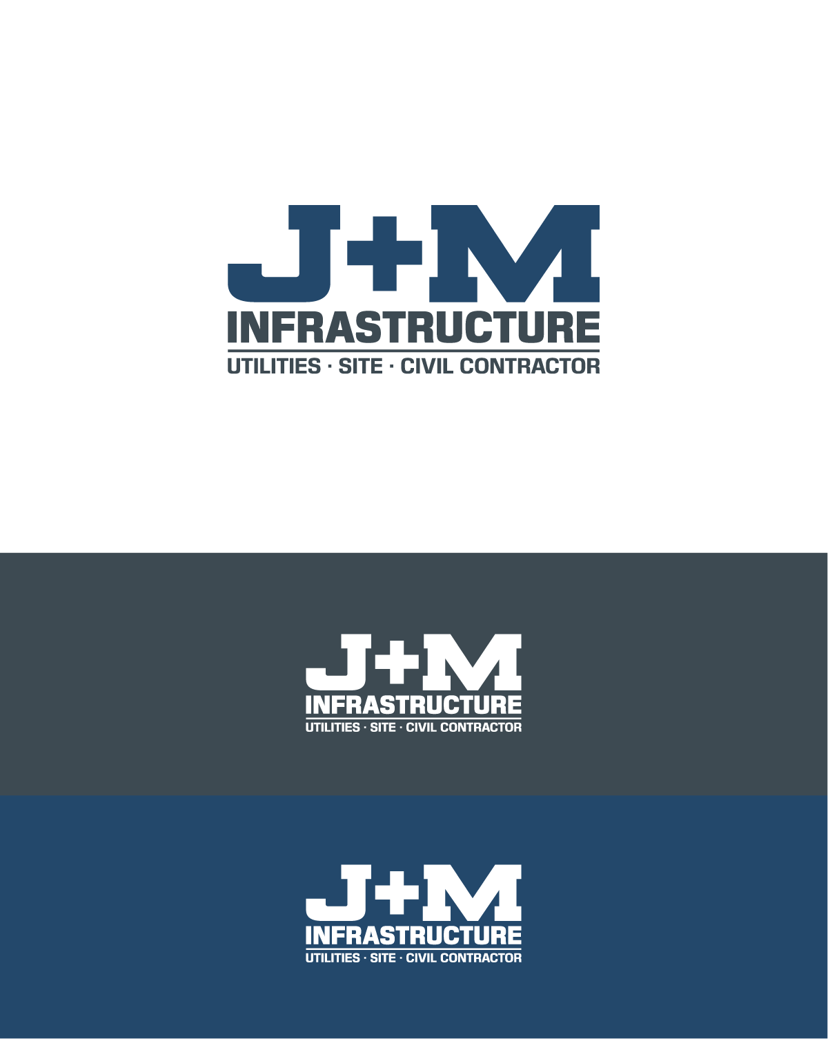 Logo Design by MX-Design for J+M Infrastructure | Design #28314612