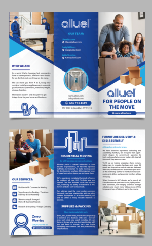 Flayer & Brochure Design for Moving and Logistics company | Diseño de Flyer por alex989