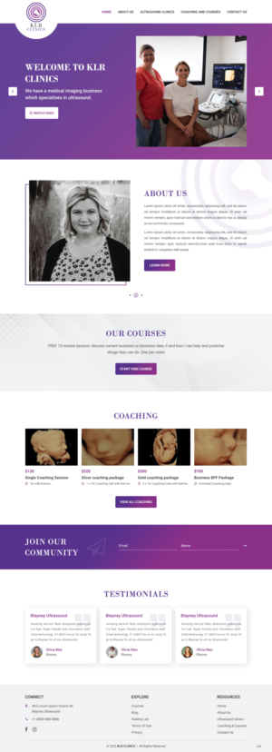 Web Design by pb for this project | Design: #28295249