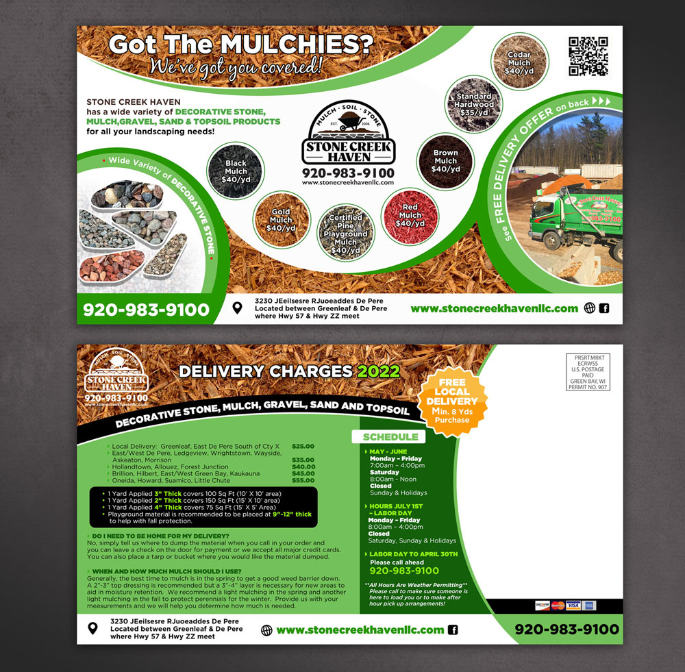 Postcard Design by DA. for this project | Design #28302030