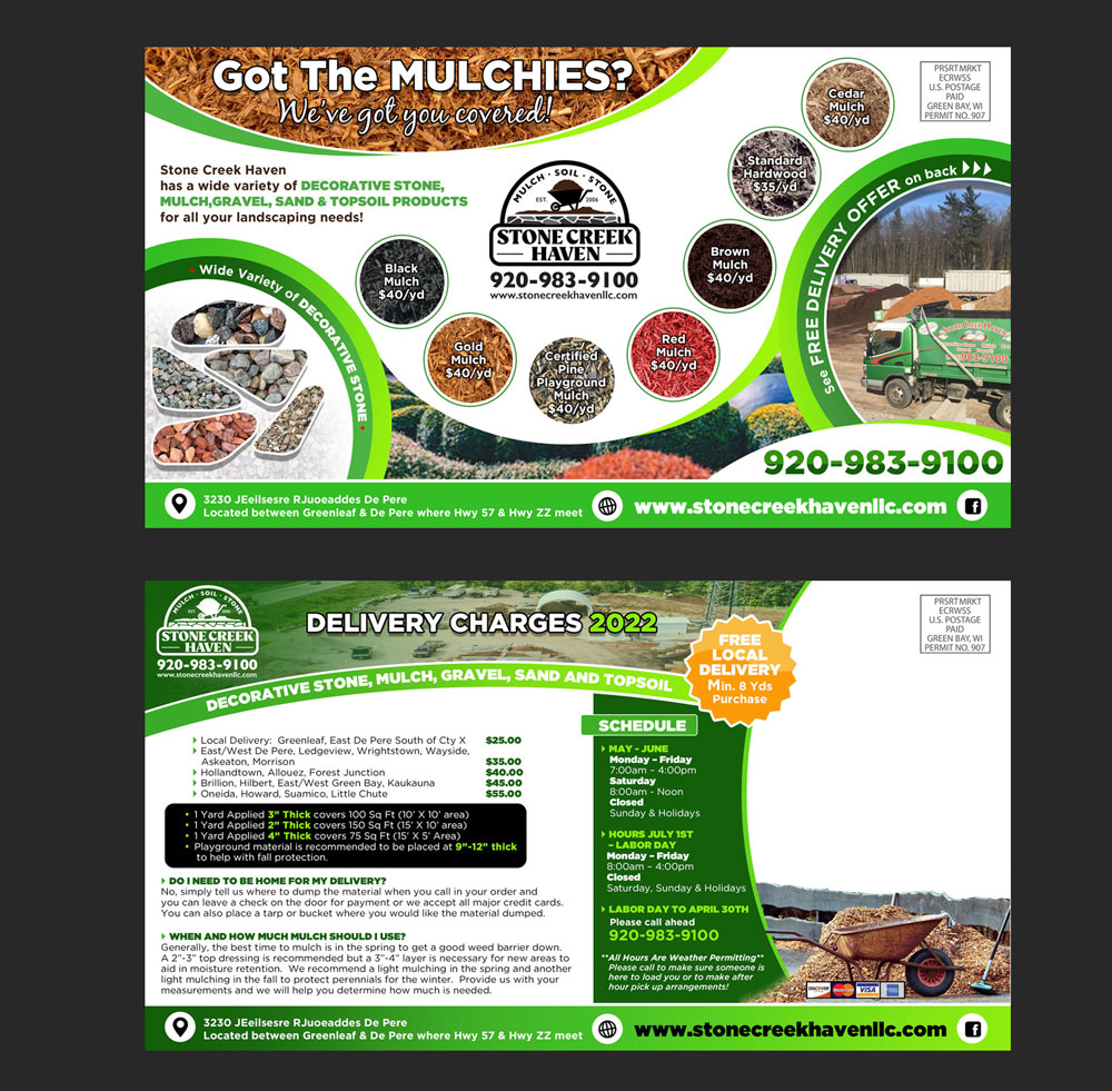 Postcard Design by DA. for this project | Design #28302551