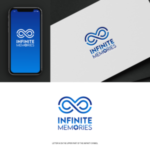 I would like it to have an infinity sign and either a M or an I or maybe both on it.  I was thinking the M big over the center of the infinity sign, but want to see your ideas :). I was thinking  maybe in a silver color or light blue.blue | Logo Design by ICKE
