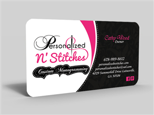 Custom Monogramming and Retail gifts  | Design de Carte de Visite par Hardcore Design
