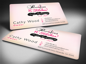 Custom Monogramming and Retail gifts  | Design de Carte de Visite par FutureDesigne