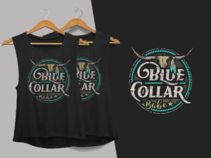 Blue collar babe  | T-shirt Design by Ena