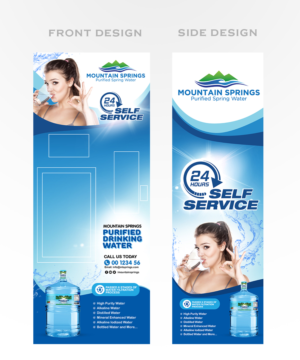Water vending machine graphic | Graphic Design by MDesigns ™