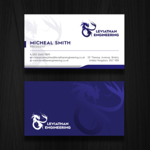 Leviathan Engineering Business Cards | Business Card Design by RENEXIT