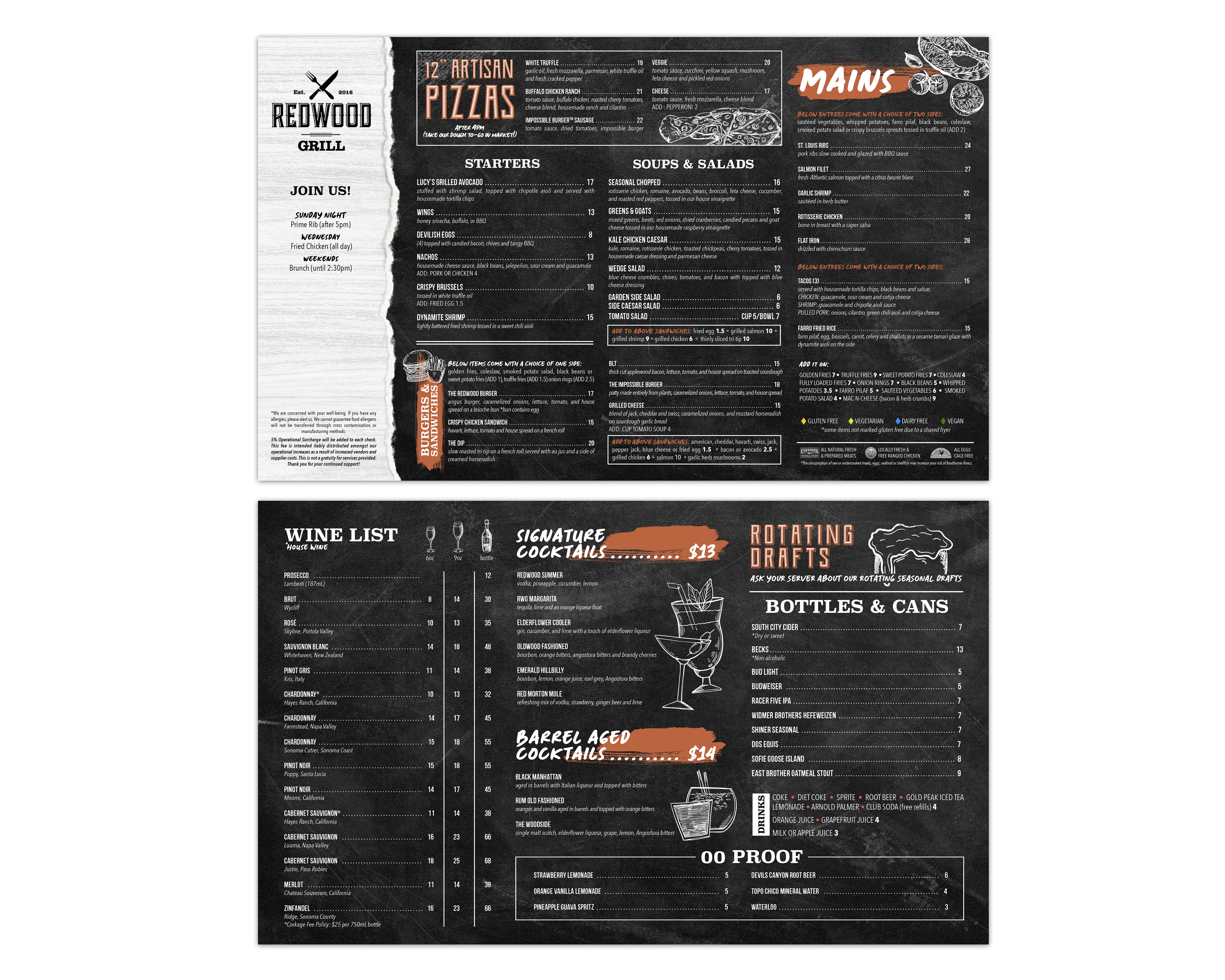 Menu Design by Luniere Designs for this project | Design #28309420