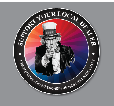 Sticker Design by alex989 for CNSR | Design #28308886