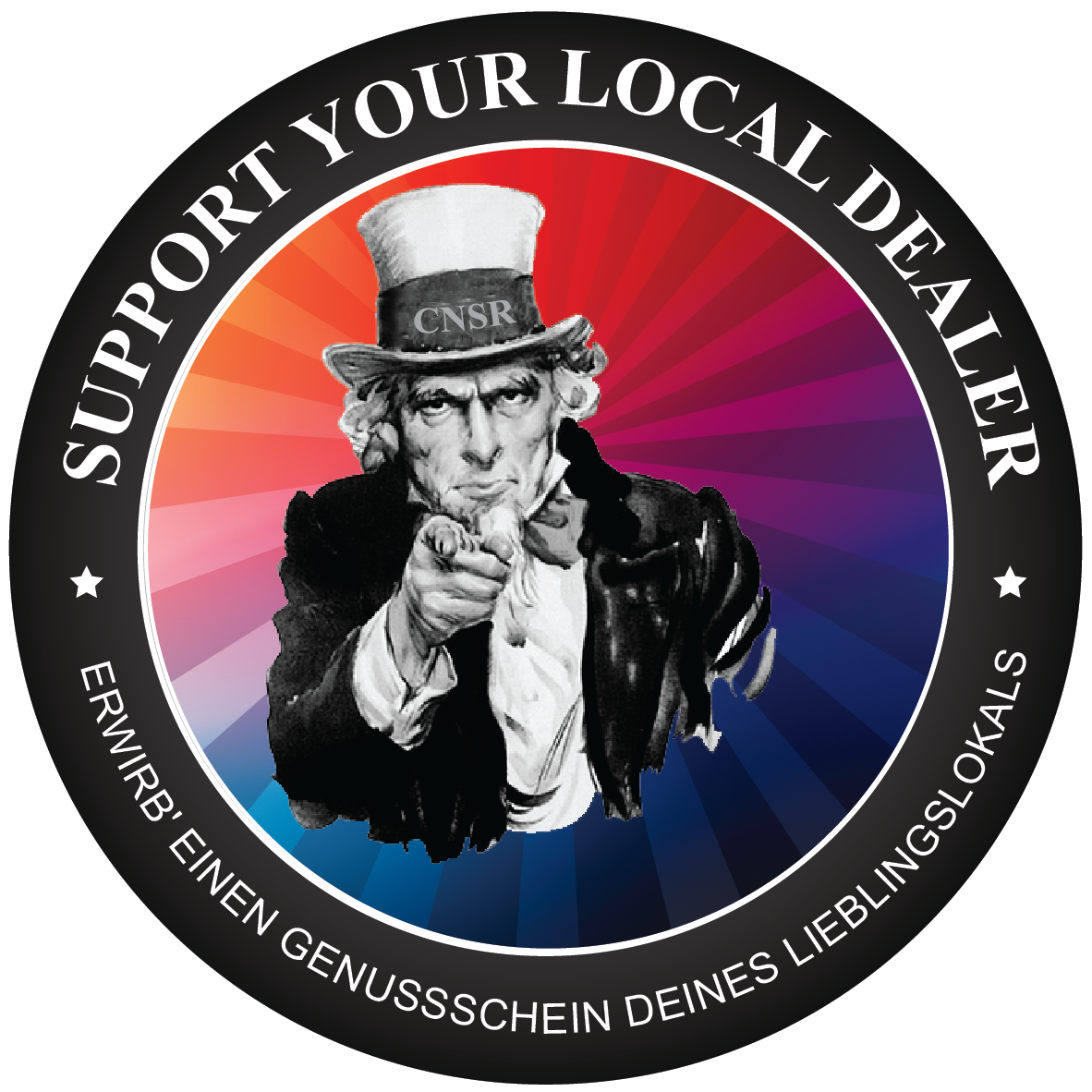 Sticker Design by alex989 for CNSR | Design #28309318