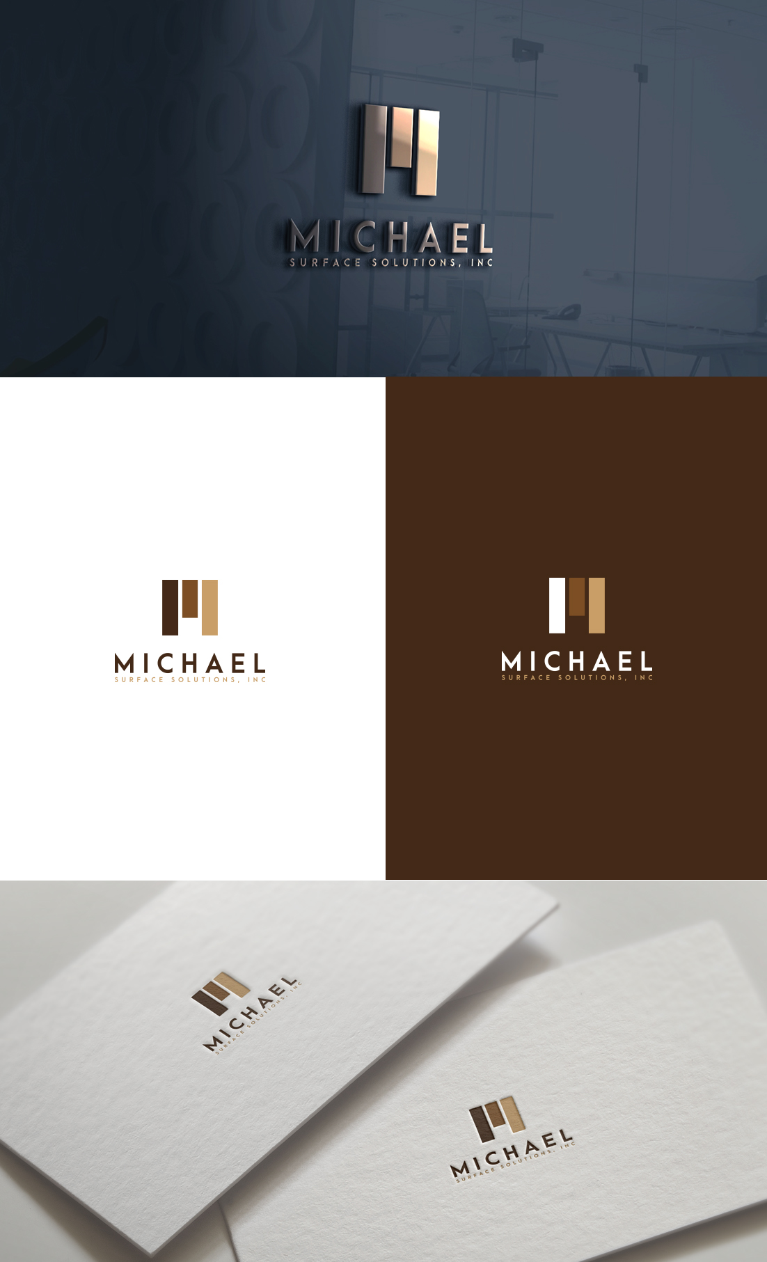 Logo Design by GLDesigns for Michael Flooring,Inc | Design #28303654