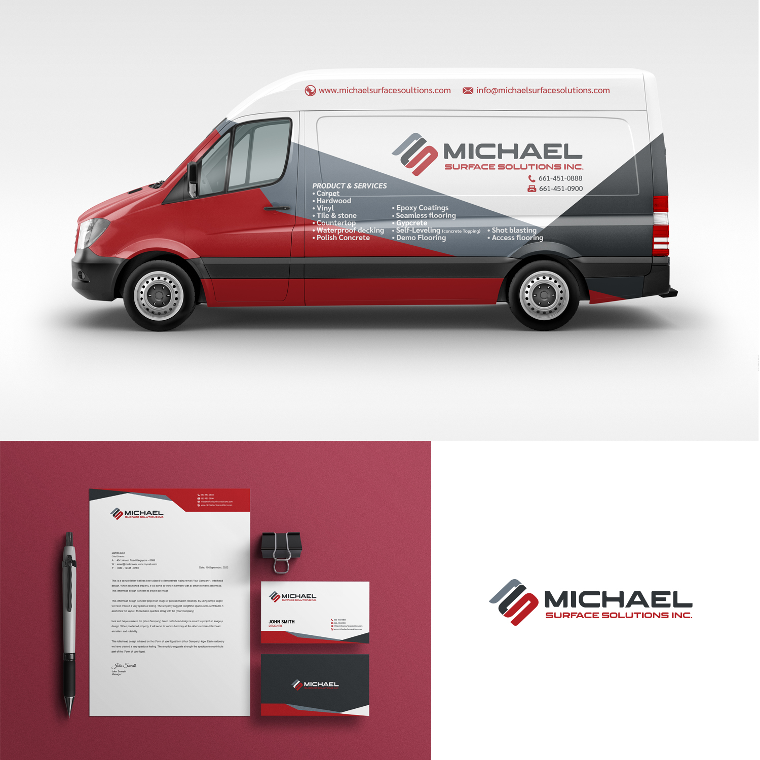 Logo Design by nzdesigners for Michael Flooring,Inc | Design #28352498