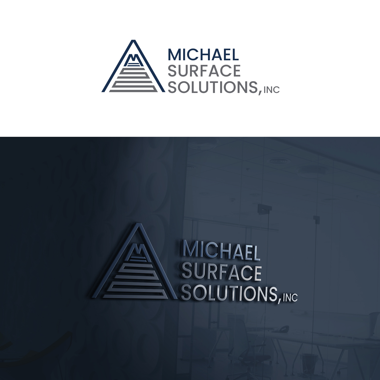 Logo Design by Maxo-Biz for Michael Flooring,Inc | Design #28303287