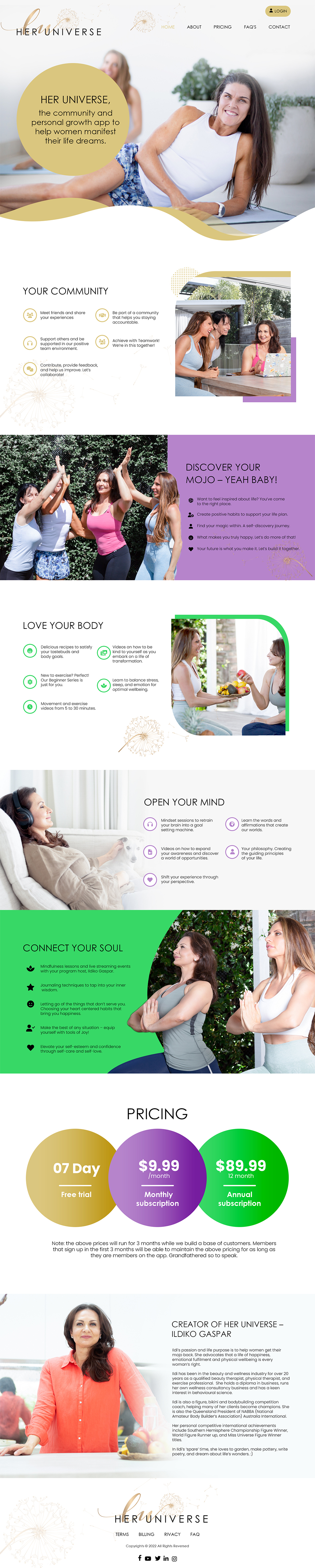 Web Design by MAHABA for this project | Design #28299373