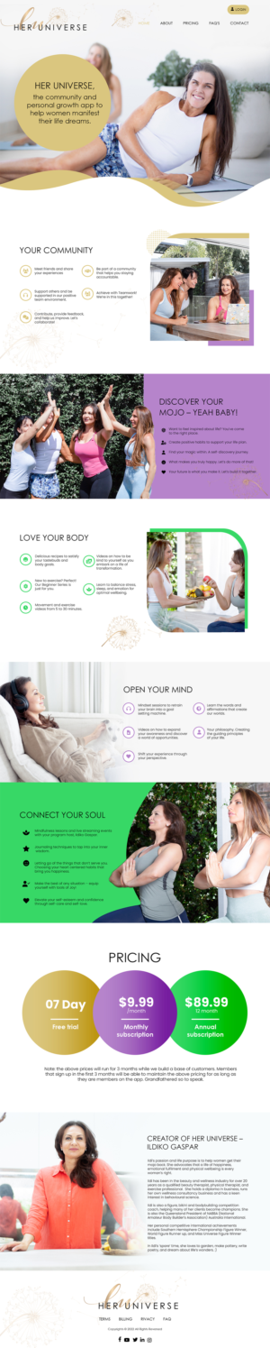 Web Design by MAHABA for this project | Design: #28299373