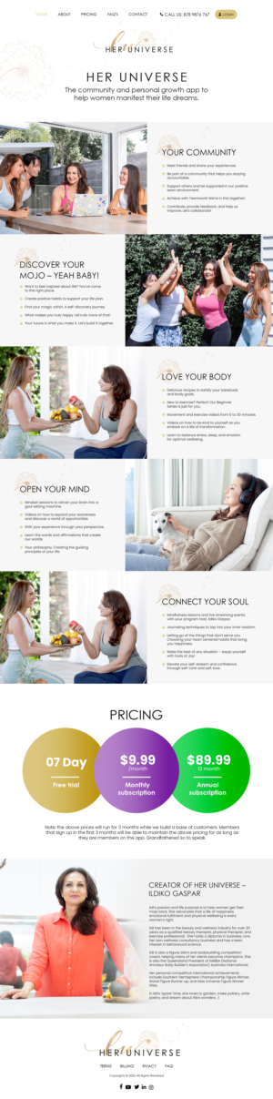 Web Design by MAHABA for this project | Design: #28299375