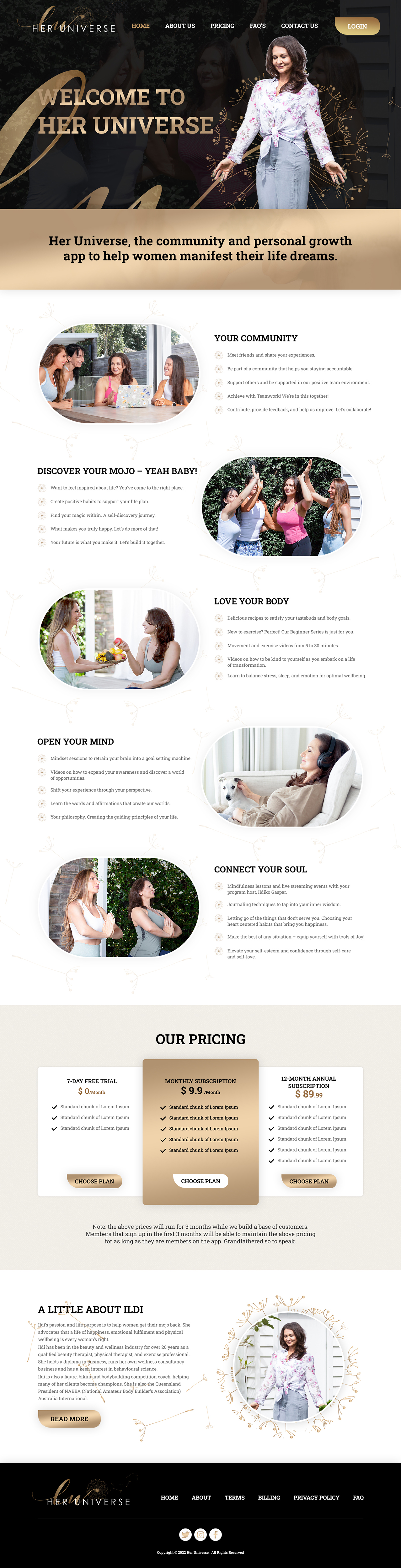 Diseño Web por MAHABA para este proyecto | Diseño #28299415