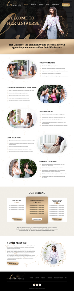 Fitness Website | Diseño Web por MAHABA