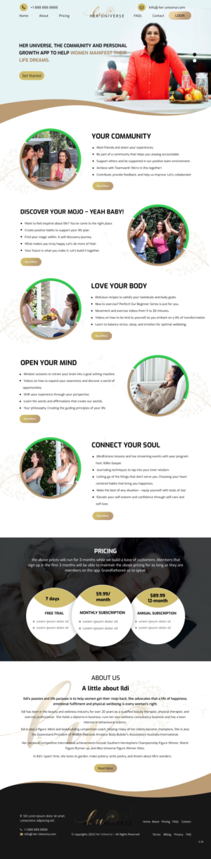 Web Design by pb for this project | Design: #28304613