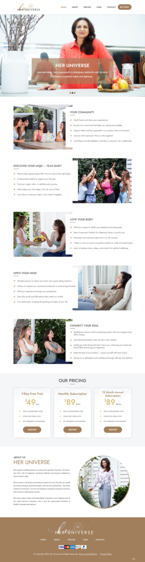 Web Design by pb for this project | Design: #28304614