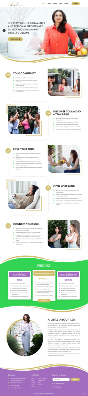 Web Design by pb for this project | Design: #28304616