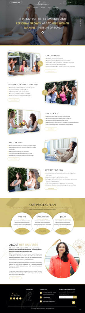 Web Design by pb for this project | Design: #28304622