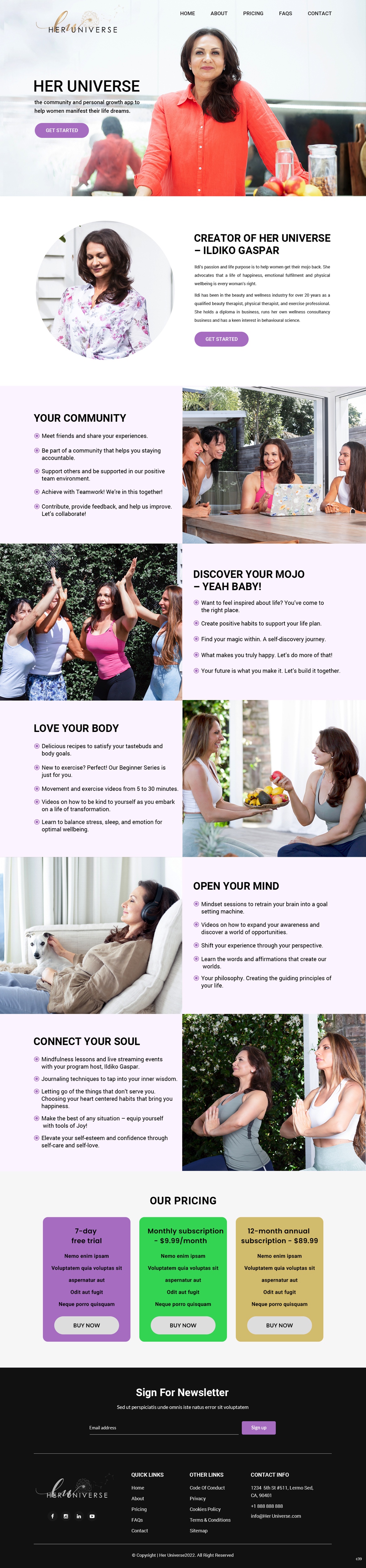 Web Design by pb for this project | Design #28304624