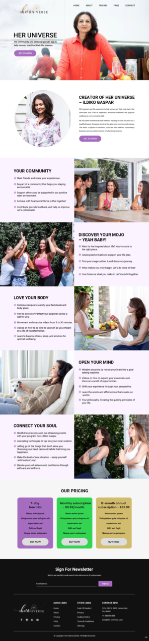 Web Design by pb for this project | Design: #28304624