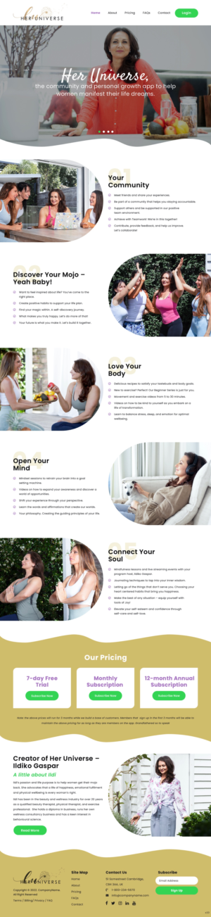 Web Design by pb for this project | Design: #28304627