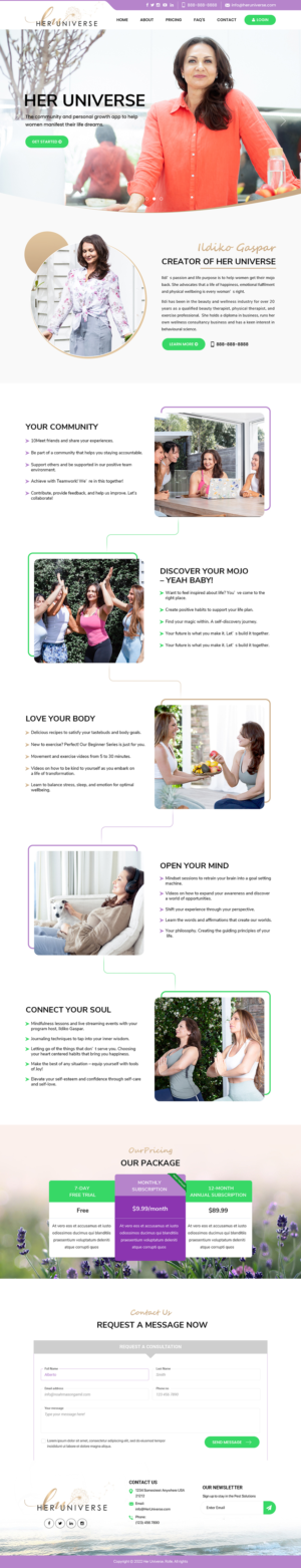 Web Design by Titan Eagle for this project | Design: #28298894