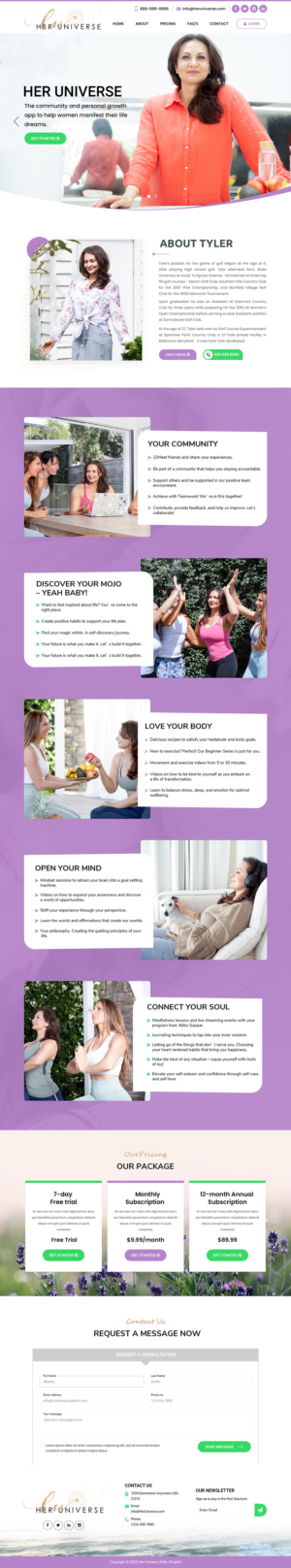 Web Design by Titan Eagle for this project | Design: #28304967