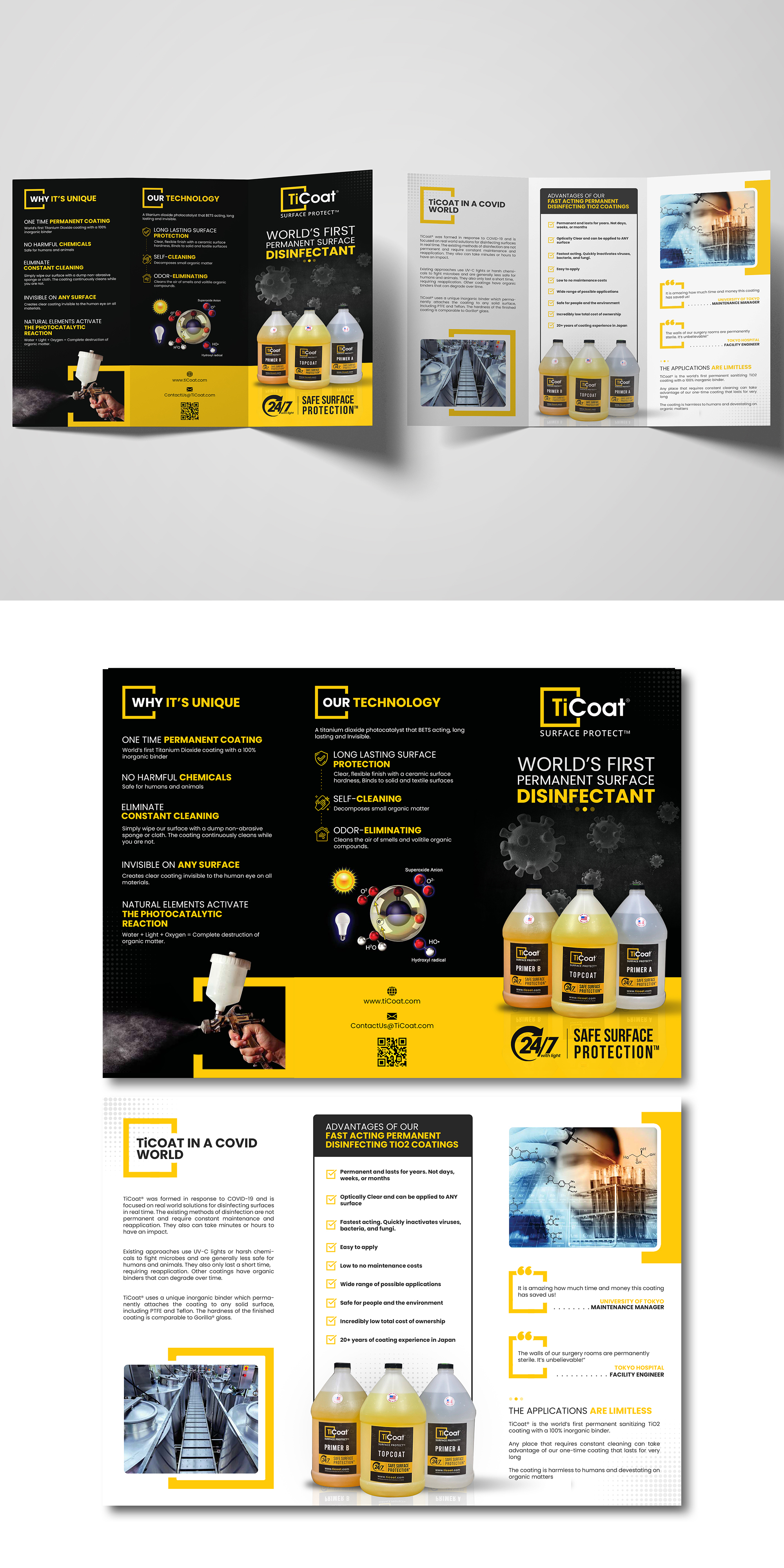 Graphic Design by debdesign for TiCoat  | Design #28307687