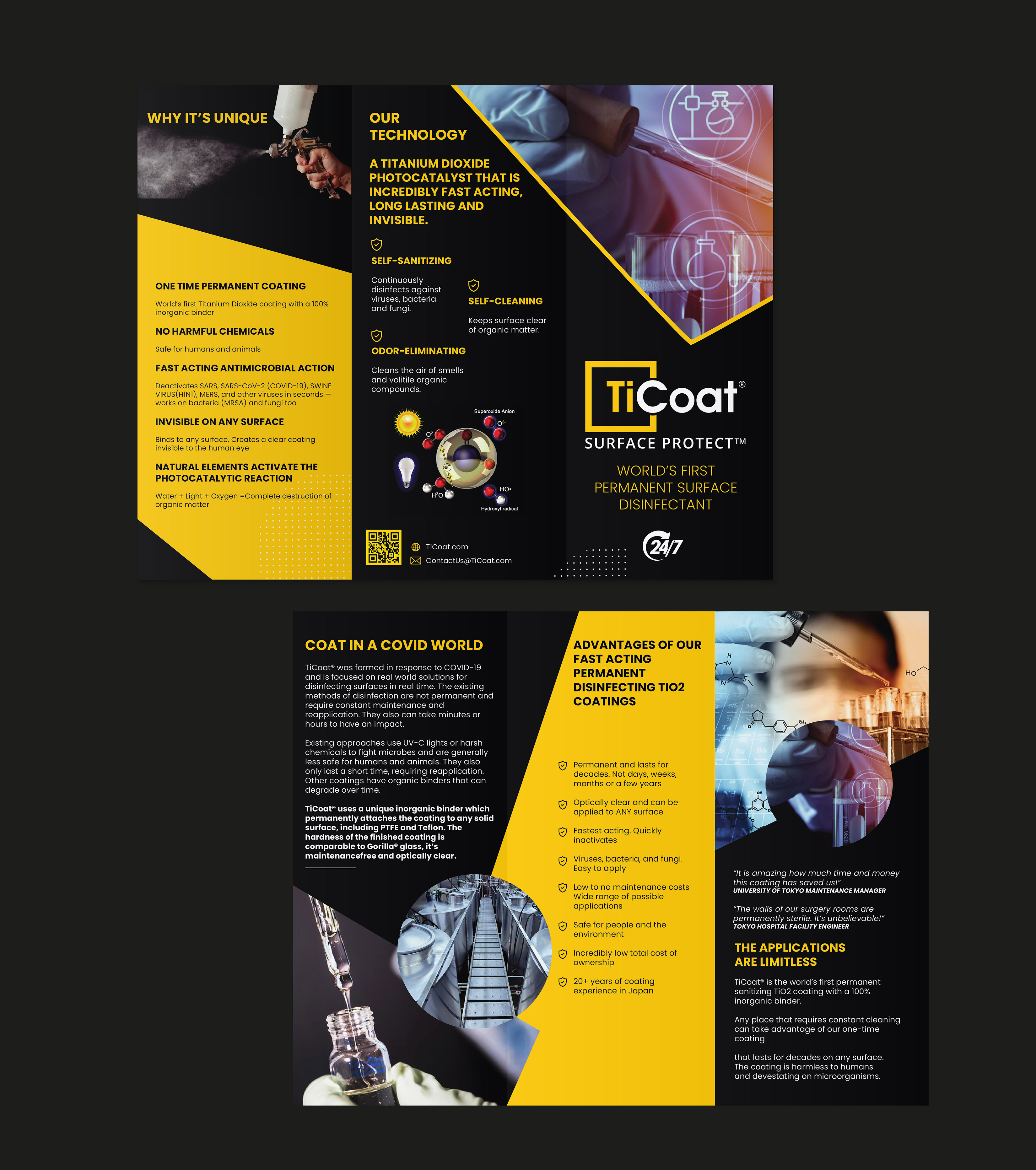 Graphic Design by emoblack989 for TiCoat  | Design #28302612
