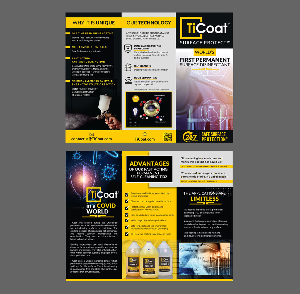 Graphic Design by DA. for TiCoat  | Design #28317895