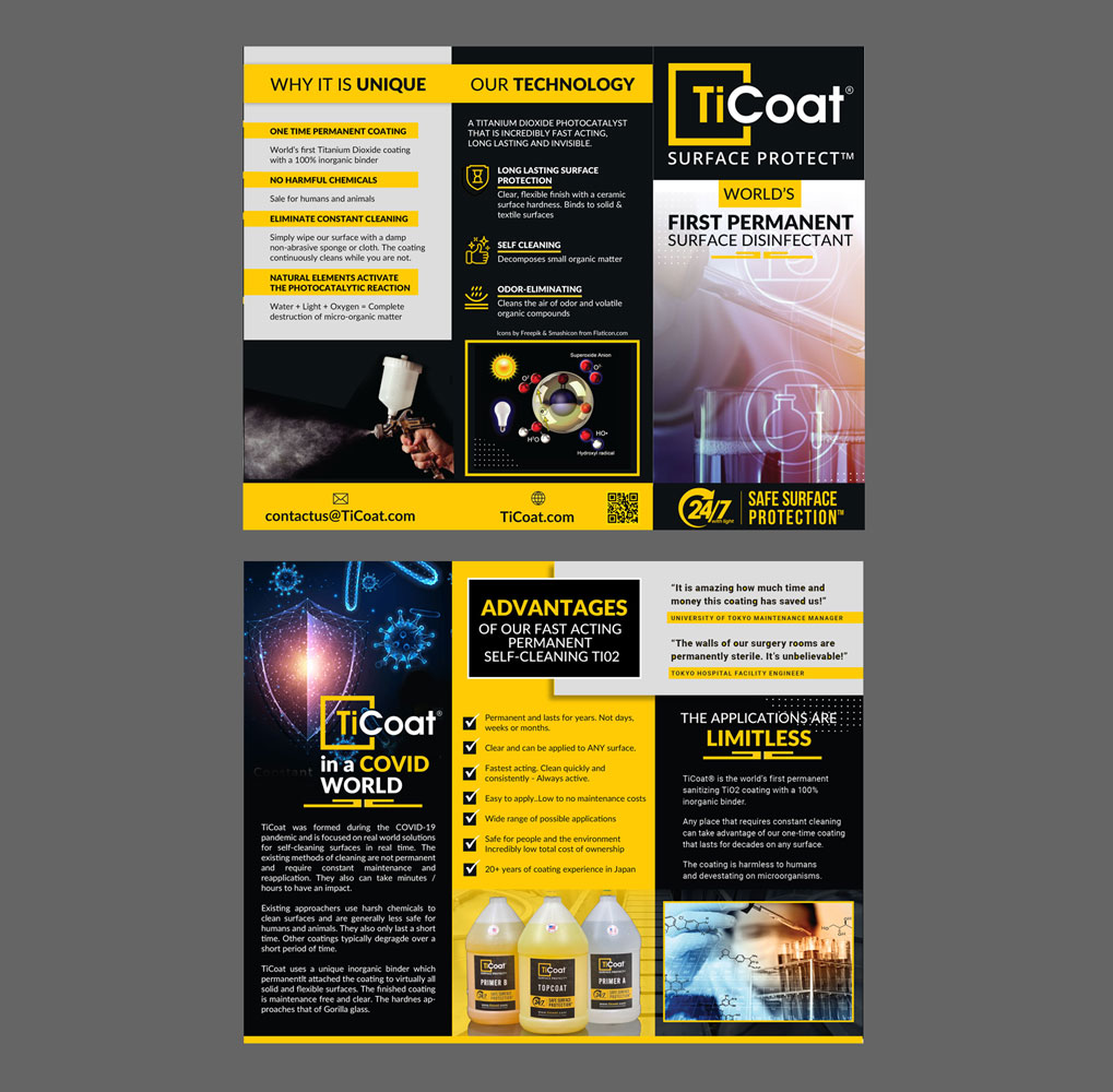 Graphic Design by DA. for TiCoat  | Design #28317912