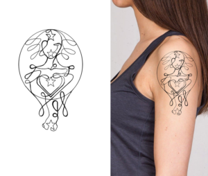 Single line style integrity tattoo | Diseño de Tatuaje por ioio