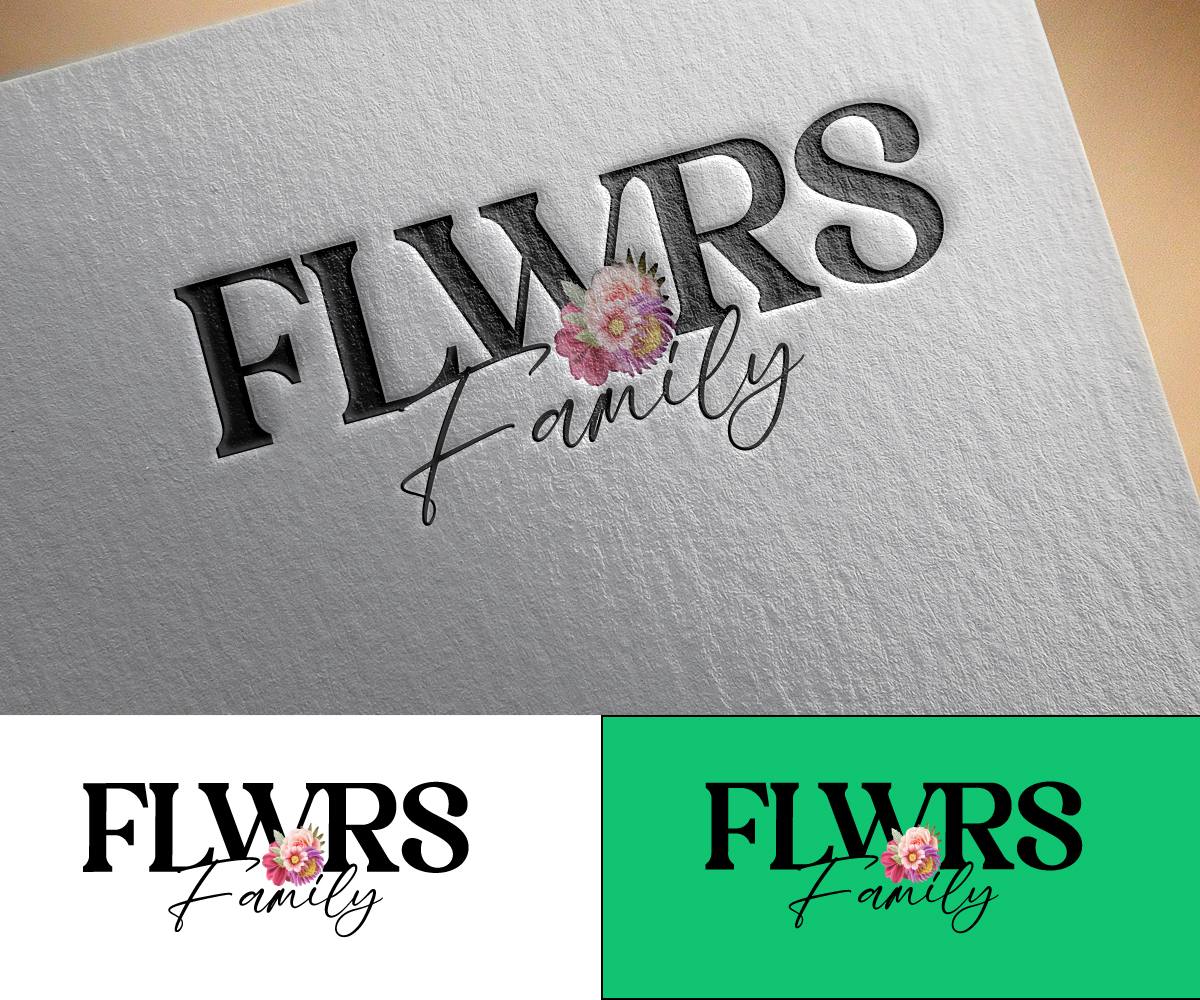 Logo Design by 24ksunny for FLWRS Clothing Inc. | Design #28298739
