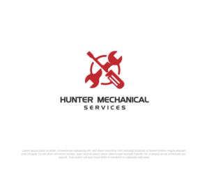 Diseño de Logo por Niizam Uddin para Hunter Mechanical Services | Diseño: #28301380