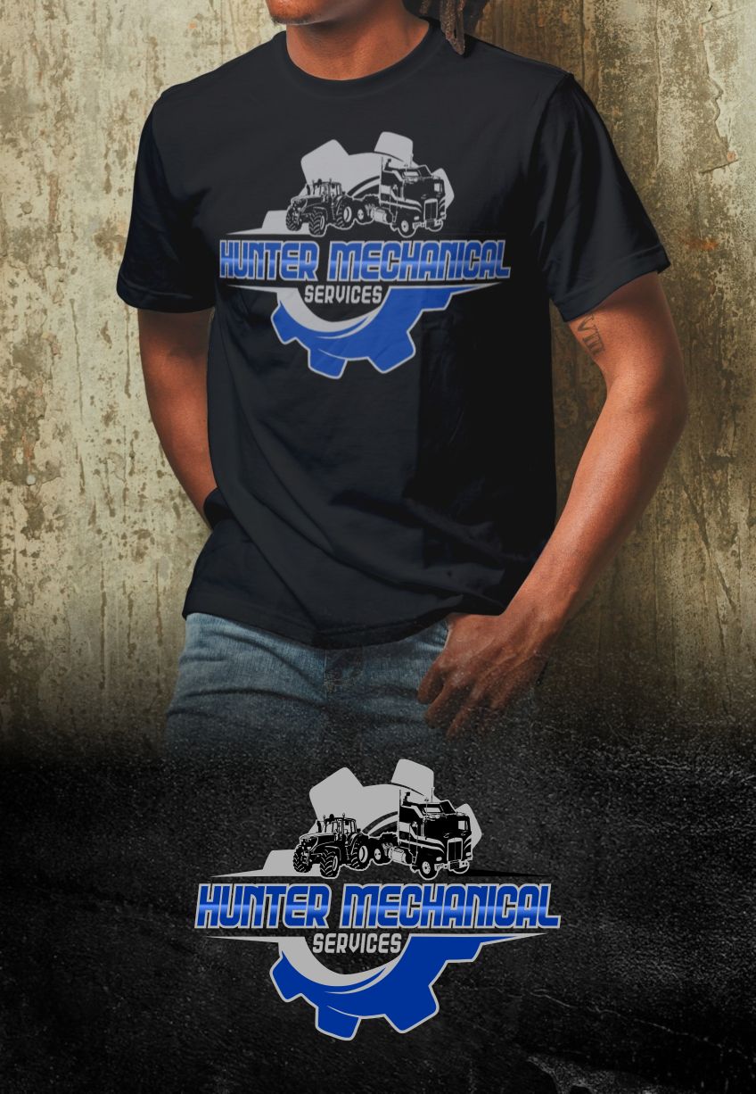Diseño de Logo por filip.jelkic para Hunter Mechanical Services | Diseño #28321682