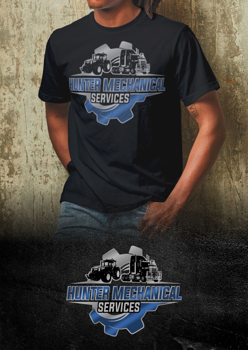 Diseño de Logo por filip.jelkic para Hunter Mechanical Services | Diseño #28334959