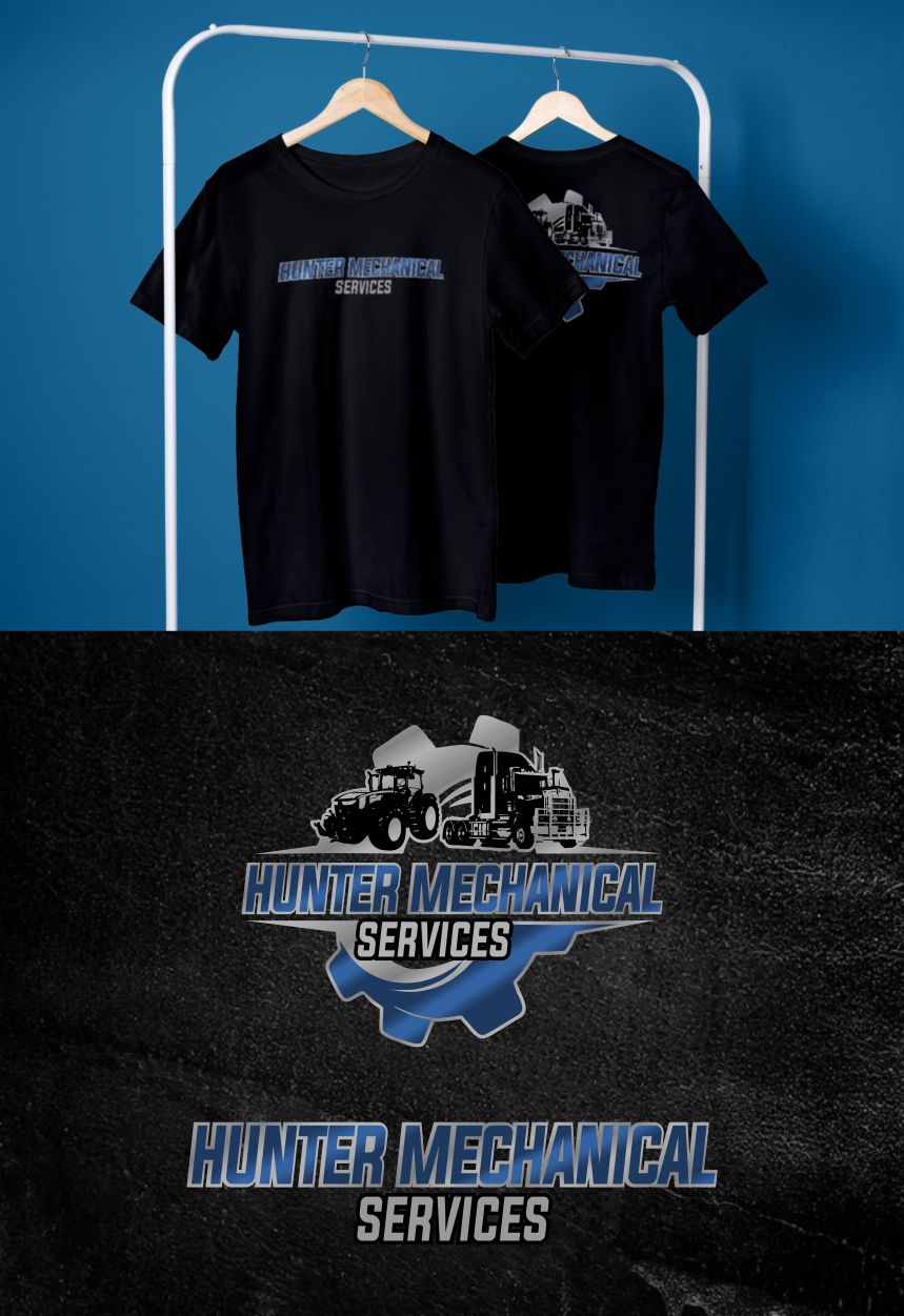 Diseño de Logo por filip.jelkic para Hunter Mechanical Services | Diseño: #28341154