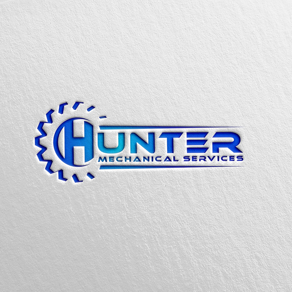 Diseño de Logo por WeiArts para Hunter Mechanical Services | Diseño #28300692