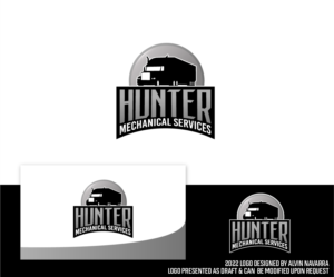 Diseño de Logo por alvinnavarra para Hunter Mechanical Services | Diseño: #28319243