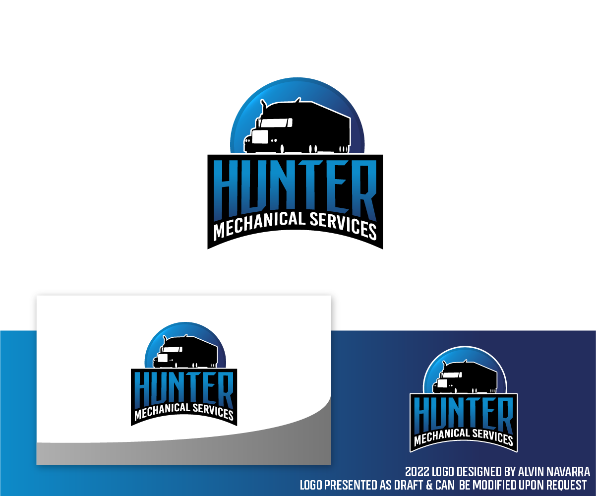 Diseño de Logo por alvinnavarra para Hunter Mechanical Services | Diseño #28319247