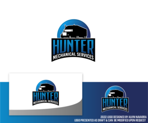 Diseño de Logo por alvinnavarra para Hunter Mechanical Services | Diseño: #28319247