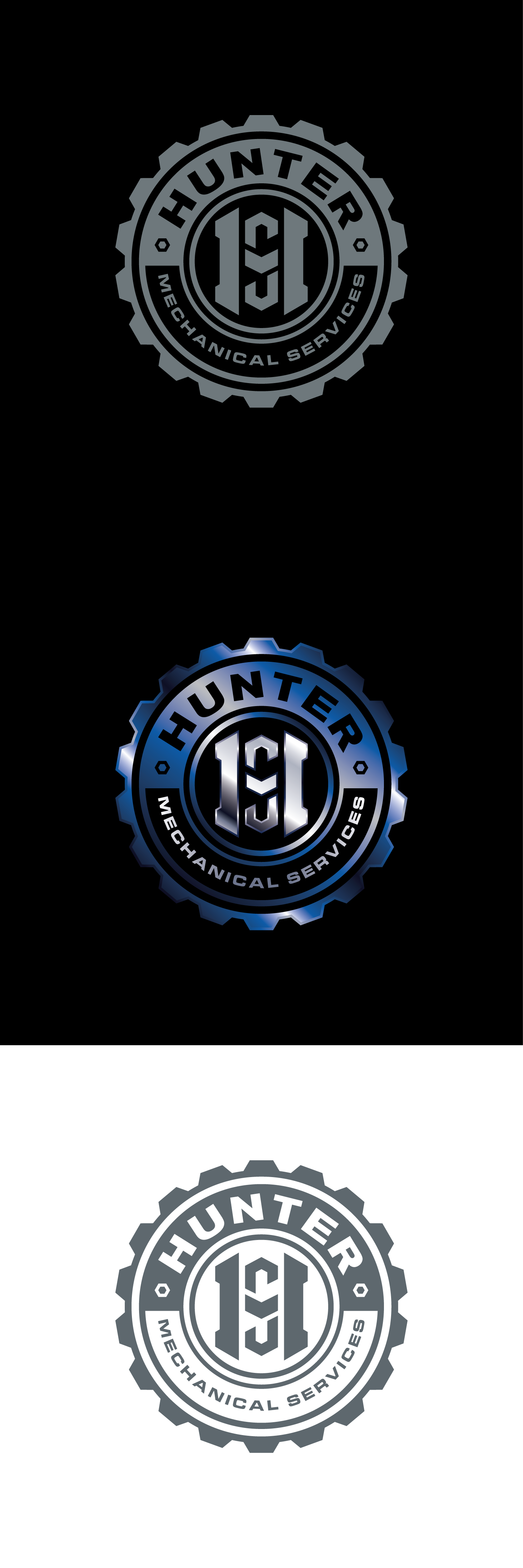 Diseño de Logo por chameerakasundb para Hunter Mechanical Services | Diseño #28331053