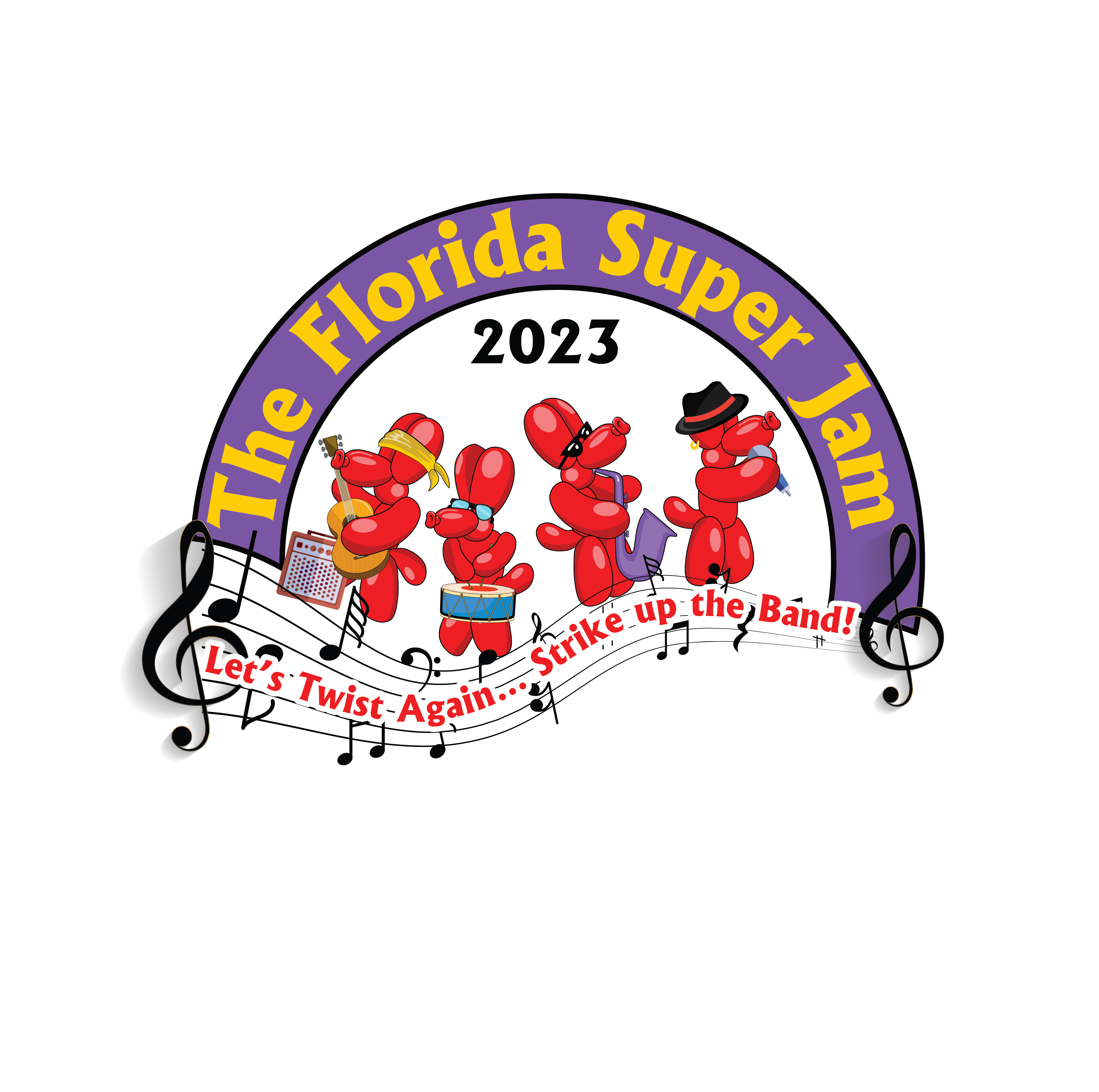 Logo Design by Hardcore Design for The Florida Super Jam  | Design #28323640