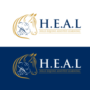 H.E.A.L  Hills Equine Assisted Learning | Logo Design by ddnsycrowd